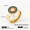 304 Stainless Steel Finger Rings for Couple CR2067-22-1