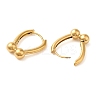 Real 18K Gold Plated 304 Stainless Stee Hoop Earrings EJEW-U009-02G-02-2