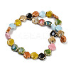 Glazed Porcelain Beads Strands X-PORC-Q002-01A-11-4