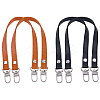 4Pcs 2 Colors Imitation Leather Bag Handles FIND-CL0001-44-1
