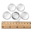 Transparent Half Round Glass Cabochons LS-X-GGLA-R027-30mm-5