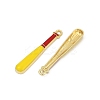 Alloy Enamel Pendants ENAM-V001-01I-G-2