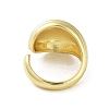 Rack Plating Brass Cuff Rings RJEW-D025-01G-3