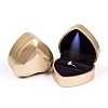Heart Shaped Plastic Ring Storage Boxes LS-CON-C020-01E-1