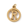 304 Stainless Steel Charms
with Jump Ring STAS-R001-02G-R-1