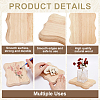 Lace Edged Rectangle Wood Display Pedestals ODIS-WH0025-280D-3