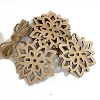 Unfinished Wood Pendant Decorations XMAS-PW0001-170-38-1