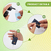 4Pcs 4 Colors Plastic Hand Sanitizer Bottle with PU Leather Cover KEYC-CL0001-04B-5