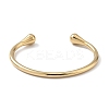 Ion Plating(IP) 304 Stainless Steel Cuff Bangles for Women BJEW-Z078-12G-3
