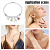 90Pcs 9 Styles Tibetan Style Alloy Pendants TIBEP-AR0001-22-5