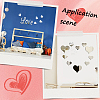 120Pcs Acrylic Mirror Wall Stickers AJEW-SP0001-07-6