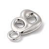 Brass Charms KK-P234-13P-B-3