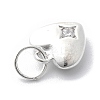 925 Sterling Silver Cubic Zirconia Pendants LS-STER-Q001-03S-02-2