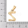 304 Stainless Steel Pendants STAS-F235-01G-Z-3