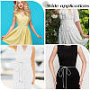 3Pcs 3 Colors Imitation Leather Braided Wrap Chain Belts AJEW-GF0011-99-4