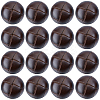 16Pcs 1-Hole Cowhide Shank Buttons FIND-CY0002-04A-1