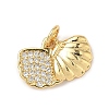 Brass Micro Pave Cubic Zirconia Pendants KK-D426-25A-G-1