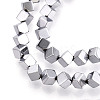 Electroplated Synthetic Non-magnetic Hematite Beads Strands G-T139-62A-3