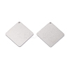 Non-Tarnish 304 Stainless Steel Pendants X-STAS-O13-08G-P-1