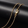 Brass Necklaces X-MAK-K003-09G-1