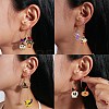 40Pcs 10 Styles Halloween Alloy Enamel Pandants ENAM-CJ0004-14-8