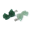 Natural Green Aventurine Pendants G-T144-11I-2