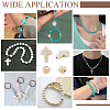 280Pcs 2 Styles Dyed Synthetic Turquoise Beads G-PH0003-25B-5