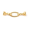Brass Fold Over Clasps LS-KK-U016-21G-1