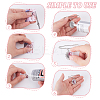 DIY Blank Oval 316 Surgical Stainless Brooches DIY Making Kits JEWB-AB00025-5