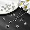SHEGRACE Brass Heart Charms XGR0161P-100P-5