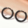 202 Stainless Steel Huggie Hoop Earrings EJEW-F111A-13mm-EB-2