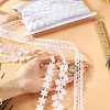15Yards 3 Styles Polyester Hollow Leaf Ribbons OCOR-TA0002-79B-6