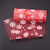 Snowflake Deco Mesh Ribbons OCOR-P010-G08-2