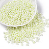 Opaque Colours Luster Glass Seed Beads SEED-T006-02J-3