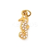 304 Stainless Steel ABS Imitation Pearl Pendants X-STAS-B097-07G-04-1