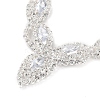 Alloy Rhinestone Necklaces & Stud Earring Sets for Women SJEW-U001-01P-02-5