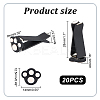 Cat Claw Print Opaque Resin Car Air Vent Clips AJEW-AB00031-2