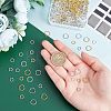 300Pcs 6 Style Brass Soldered Closed Jump Rings KK-CA0002-95-3
