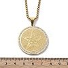 201 Stainless Steel Rhinestone Pendant Necklaces for Women LS-NJEW-U021-01G-5