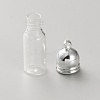 Clear Glass Wish Bottle Pendants FIND-WH0432-82B-P-2