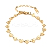 304 Stainless Steel Link Chain Bracelets for Women BJEW-P372-02B-G-2
