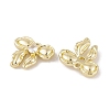 Brass Micro Pave Clear Cubic Zirconia Pendants LS-KK-L212-05G-2