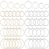 160Pcs 8 Style 316 Surgical Stainless Steel Wine Glass Charms Rings STAS-SC0007-27-1