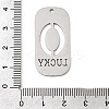 304 Stainless Steel Pendants STAS-D200-02A-P-3