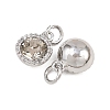 Brass Micro Pave Cubic Zirconia Pendants KK-H538-03P-2
