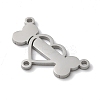Tarnish Resistant 304 Stainless Steel Chandelier Component Links STAS-U010-23P-2