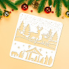 PET Hollow Out Drawing Painting Stencils DIY-WH0391-0462-3