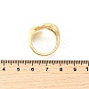 Brass Cuff Rings for Women LS-RJEW-F184-08F-G-5