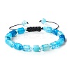 Bohemian Style Natural Banded Agate/Striped Adjustable Braided Bracelets for Women JX4238-5-1