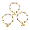Brass Stretch Bracelets BJEW-C098-06-4